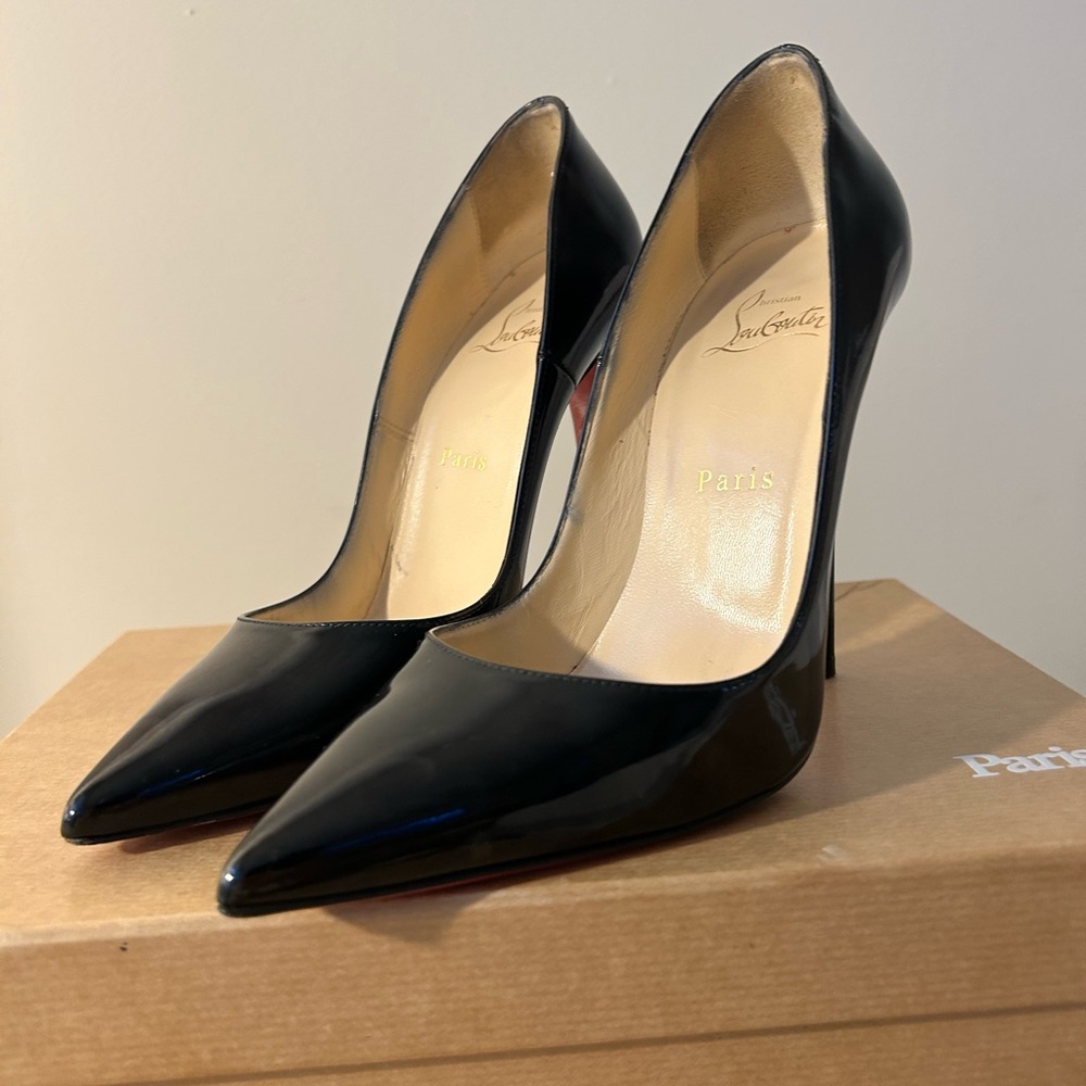 Christian Louboutin-So Kate 
120 mm Pumps - Patent calf leather - Black - Women - Picture 3 of 5